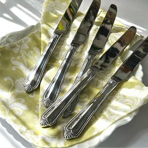 🌴Classic Stainless Flatware Knives Set of 5 | Hampton Silversmiths
